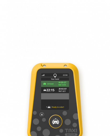 Taxi Butler ONE taxi ordering device