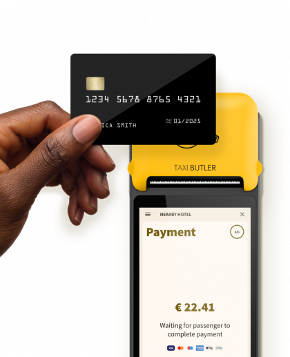 Taxi Butler PAY for contactless taxi booking payments