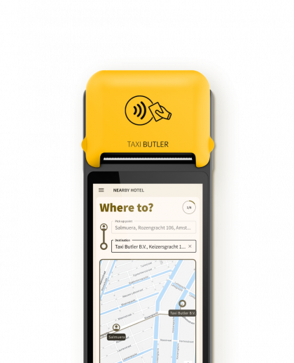 Taxi Butler PLUS taxi booking device